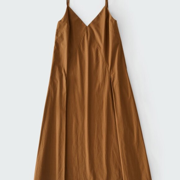 Studio Nicholson Oma Slip Dress in Almond - Picture 5 of 5